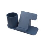 3-in-1 Wireless Charging Station with Hexagon Pen Holder - Image 3