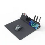 Wireless Charging Mouse Pad with Pen & Card Holder