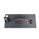 All-in-One Fast Wireless Charging Mouse Pad & Desk Organizer