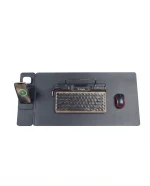 All-in-One Fast Wireless Charging Mouse Pad & Desk Organizer